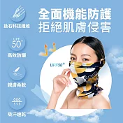 【鈦冰涼抗UV頭套】sNug給足呵護 防曬 吸汗 速乾 涼感 溫控調節 親膚柔軟 透氣 吸濕排汗 抗UV 騎車 登山 戶外 台灣製/ 黃色