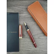 【TENNY 天益鋼筆】加冕 Coronation 手工木質鋼筆 筆尖-F 非洲紅檀木