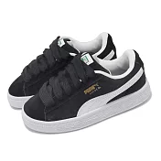 Puma 休閒鞋 Suede XL PS 中童鞋 黑 白 麂皮 經典 小朋友 板鞋 39657802