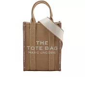 MARC JACOBS THE JACQUARD TOTE 雙色迷你手機托特包 (駝色)