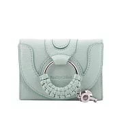 SEE BY CHLOE HANA系列三折零錢袋短夾 藍綠色