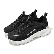 Merrell 戶外鞋 Moab Speed 2 GTX 女鞋 黑 白 防水 襪套式 抗撕裂 抓地 郊山 登山鞋 ML038172