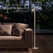 【義大利UBIQUA】Zoom 極簡風USB充電式落地燈(單頭可調角度)- 純白