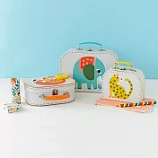 《Rex LONDON》扣式收納盒3件 | 整理籃 置物籃 - 熱帶動物