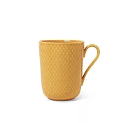 Lyngby Porcelæn Rhombe 菱紋 馬克杯 (330ml、黃)