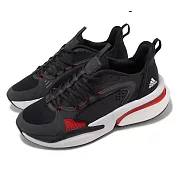 adidas 慢跑鞋 Alphaboost V1 男鞋 女鞋 黑 紅 Boost 緩震 透氣 路跑 運動鞋 愛迪達 IF6887