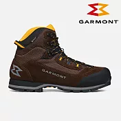 GARMONT 男款 GTX 中筒郊山健行鞋 Lagorai II 002790 (S01076)｜黃金大底 GoreTex 防水透氣 健行鞋 環保鞋墊 UK7.5 深棕-黃