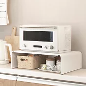 【田窪工業所】日本製電器置物收納架60cm(耐重30公斤/耐高溫抗水防潮/微波爐收納) 雪白