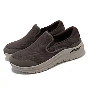 Skechers 休閒鞋 Arch Fit 2.0-Vallo 男鞋 棕 米白 避震 厚底 懶人鞋 健走鞋 232706BRN