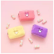 彩虹熊 Care Bears 方形收納包 化妝包 中黃色