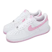 Nike 休閒鞋 Air Force 1 07 男鞋 女鞋 白 粉紅 Bubblegum AF1 FJ4146-101