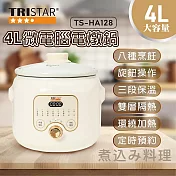 【TRISTAR】4L微電腦電燉鍋(TS-HA128)