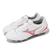 Mizuno 足球鞋 Monarcida Neo III Select Wide 男鞋 寬楦 白 人工草皮 美津濃 P1GA2425-60