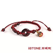 石頭記 金絲紅曜石手鍊-小圓滿經典平安扣