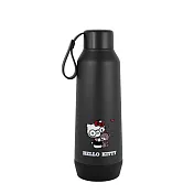 【WOKY X 三麗鷗】Kitty聯名-TIKO提扣輕芯鈦陶瓷保溫杯500ml 心有靈犀(灰墨)