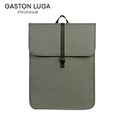 GASTON LUGA Dash Backpack 16吋休閒防水後背包 - 橄欖綠