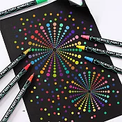 CS22 可疊色丙烯水性雙頭馬克筆套裝26色 嘟嘟頭+軟頭