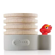 【Bone蹦克】限量款生肖龍-原木擴香台 (香氛小幫手 擴香石 香氛 精油 療愈小物 2024龍年限定) 無 生肖龍-紅