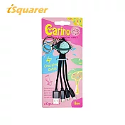 iSquarer Carino三合一彈性鑰匙圈充電線(多款可選) 星球