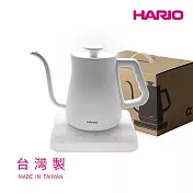 【HARIO】α 阿爾法溫控細口壺 EKA-65-TW -650ml -白色