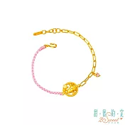 甜蜜約定2SWEET 為愛加冕史奴比Snoopy黃金編織繩手鍊
