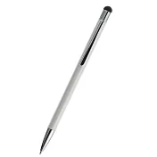 【DT&CREATION】 纖細前旋觸控原子筆 優雅白