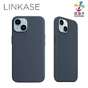 ABSOLUTE LINKASE 悠遊卡官方認證一嗶就過MagSafe悠遊嗶嗶殼_矽膠款 iPhone 15 6.1吋專用 (多色可選) 風暴藍