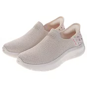SKECHERS GO WALK FLEX 女健走鞋-米白-124822OWHT US7.5 白色