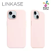 ABSOLUTE LINKASE 悠遊卡官方認證一嗶就過MagSafe悠遊嗶嗶殼_矽膠款 iPhone 15 Plus 6.7吋專用 (多色可選) 櫻花粉