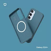 犀牛盾 Samsung Galaxy S24+ (6.7吋) SolidSuit (MagSafe兼容) 經典防摔背蓋手機保護殼 - 深海藍