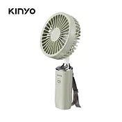 【kinyo】手持充電風扇3.8吋| usb充電|便攜|手持風扇 uf-187 綠