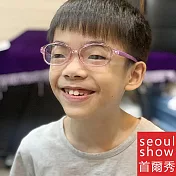 seoul show首爾秀 兒童可換近視片彩色輕盈平光眼鏡 1005  紫色