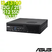 ASUS 華碩 MiniPC PB63 (i3-13100/32G/2TB+512G SSD/W11P)