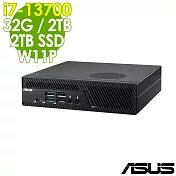 ASUS 華碩 MiniPC PB63 (i7-13700/32G/2TB+2TB SSD/W11P)