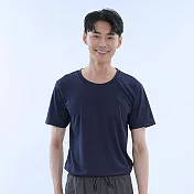 【遊遍天下】MIT男款吸濕排汗抗UV機能T恤圓領衫(GS2002) XL 丈青