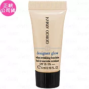 GIORGIO ARMANI 設計師水燦光影粉底 SPF15 PA+++(#3)(5ml)(公司貨)