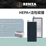 適用 Honeywell HHT-011 HHT-013 HHT-013APTW HEPA+活性碳2合1濾網 濾芯 濾心