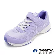 MOONSTAR月星 耐磨輕量大童運動鞋 20 紫