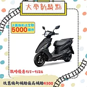 SYM 三陽機車 迪爵 125 碟煞 CBS 七期 時鐘版 _消光灰