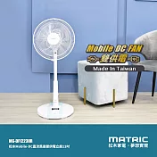 MATRIC松木 12吋Mobile-DC直流雙供電可攜式立扇 MG-DF1223UR 臺灣製