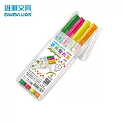 雄獅 FM-35/4 螢光筆4色