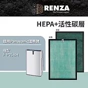 適用 Panasonic 國際牌 F-P25BH 空氣清淨機 高效HEPA+活性碳濾網 可替換F-P25H濾網 濾芯 濾心