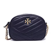 TORY BURCH 質感羊皮斜揹包-深藍