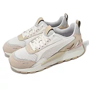 Puma 休閒鞋 RS 3.0 Soft Wns 女鞋 米白 厚底 低筒 皮革 拼接 運動鞋 39314102