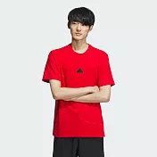 ADIDAS CM GFX TEE 男短袖上衣-紅-IT3993 L 紅色