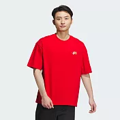 ADIDAS M DRGN YR TEE 男短袖上衣-紅-JE6105 S 紅色