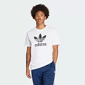ADIDAS TREFOIL T-SHIRT 男短袖上衣-白-IV5353 S 白色