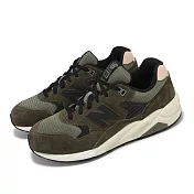 New Balance 休閒鞋 580 男鞋 綠 黑 緩震 支撐 網眼 麂皮 運動鞋 NB MT580ADC-D 25cm GREEN/BLACK