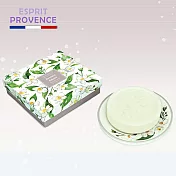 法國ESPRIT PROVENCE香皂禮盒組(附陶盤)香皂:100g 茉莉