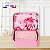 法國ESPRIT PROVENCE鐵盒皂70g (玫瑰)